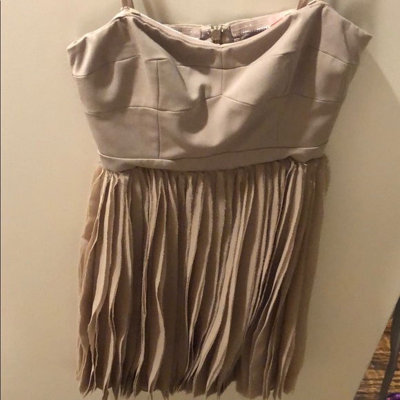 Taupe party dress - Picture 1 of 4